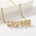 26 letter zircon pendant Personalized Name Necklace nowadaysfashion