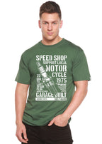 Spark Plug Spun Bamboo® Men's Bamboo Viscose/Organic Cotton Short Sleeve Graphic T-Shirt Spun Bamboo