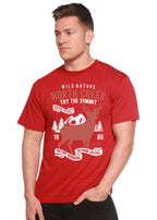 North Creek Spun Bamboo® Men's Bamboo Viscose/Organic Cotton Short Sleeve Graphic T-Shirt Spun Bamboo
