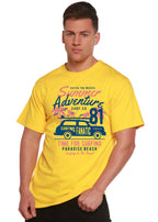 Sammer Adventure Spun Bamboo® Men's Bamboo Viscose/Organic Cotton Short Sleeve Graphic T-Shirt Spun Bamboo