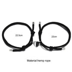 2Pcs Fashion Lovers Matching Friendship Heart Bracelet nowadaysfashion