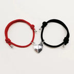 2Pcs Fashion Lovers Matching Friendship Heart Bracelet nowadaysfashion