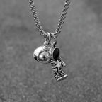 2Pcs Magnetic Couple Necklace Astronaut Pendant  Heart Star Choker Valentine's Day Gift nowadaysfashion