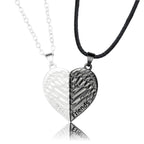 2Pcs Magnetic Heart Couple Necklace For Women Valentine's Day Chain nowadaysfashion