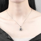 2pcs Personalized Sun Moon Couple Necklace Customized Photo Projection Pendant nowadaysfashion
