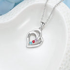 3 Birthstones Engravable Jewelry Customized Name Necklaces Pendant nowadaysfashion