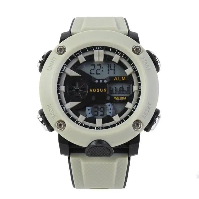 30M Waterproof Sports Men Watch Couple Fashion Popular Men's Multi-Functional LED Electronic Watchs - Blade & Thread