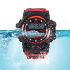 30M Waterproof Sports Men Watch Couple Fashion Popular Men's Multi-Functional LED Electronic Watchs nowadaysfashion