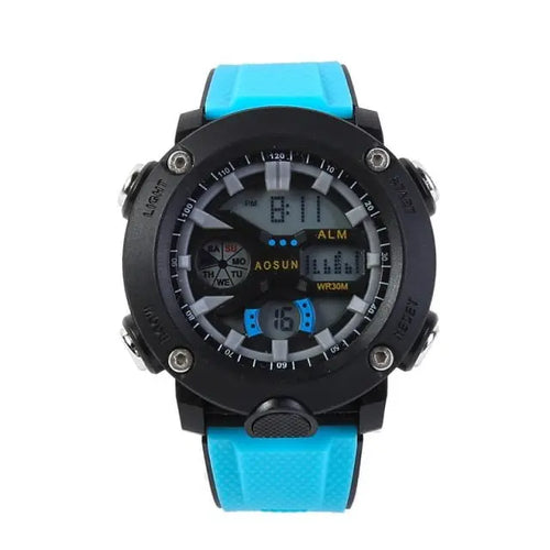30M Waterproof Sports Men Watch Couple Fashion Popular Men's Multi-Functional LED Electronic Watchs nowadaysfashion