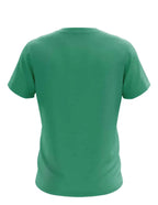 Men's Pocket Bi-Blend 30SPKT shirt in Kelly Heather by SpectraUSA, shown from the back view.