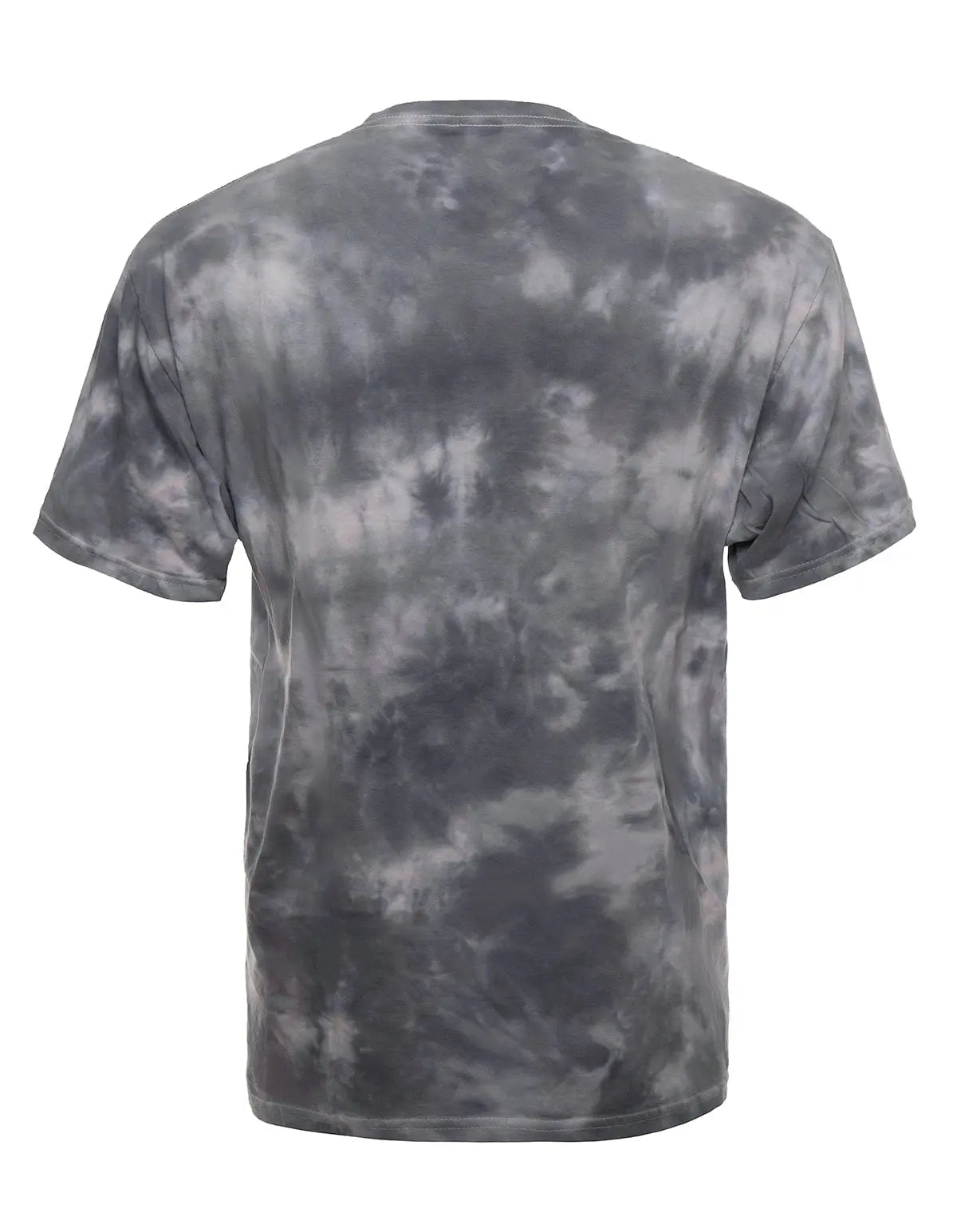 SpectraUSA Cloud Wash Steel tie-dye tee shirt with a soft, cloud-inspired pattern, shown from the back.