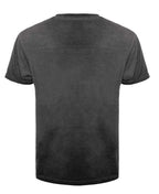 SpectraUSA Oil Wash Granite T-shirt featuring a back view with a stylish granite-inspired design on the front.