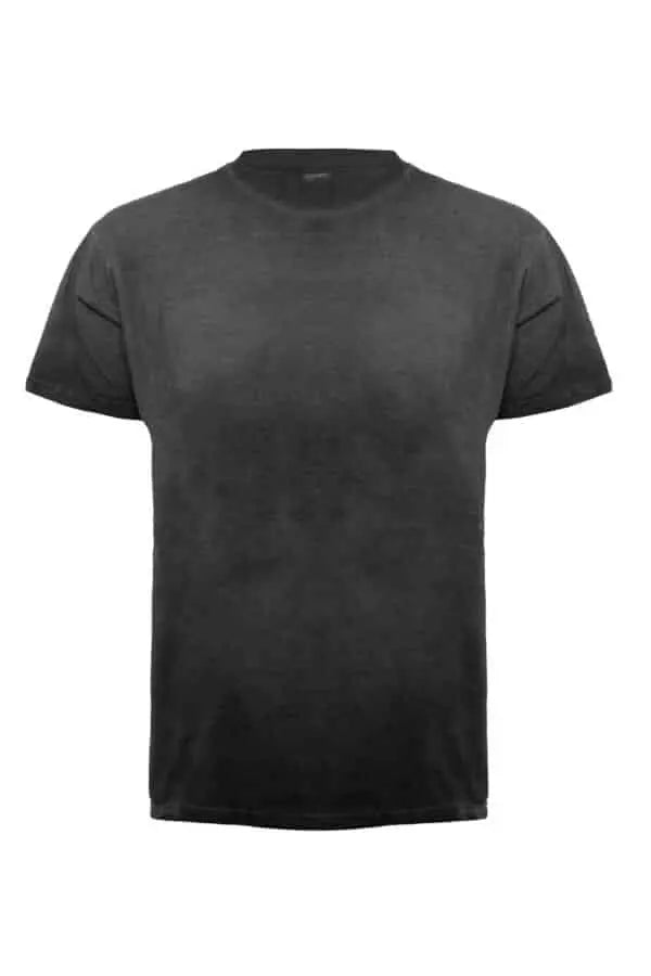 SpectraUSA Oil Wash Granite T-shirt front view, showcasing stylish design and fabric texture in a close-up image.