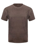SpectraUSA Oil Wash Russet T-shirt in a front view, featuring a casual fit and natural oil-washed finish on soft cotton fabric.