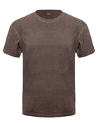 SpectraUSA Oil Wash Russet T-shirt in a front view, featuring a casual fit and natural oil-washed finish on soft cotton fabric.