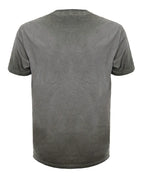Back view of SpectraUSA Oil Wash Thyme T-shirt featuring a detailed thyme plant graphic on the back.