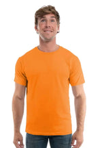 Men's Cotton Perfection Crew by SpectraUSA in dark colors, front view showing the crew neck and soft cotton fabric.
