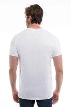 Men's Cotton Perfection Crew from SpectraUSA in dark colors, front view showing soft, comfortable cotton fabric and crew neckline.