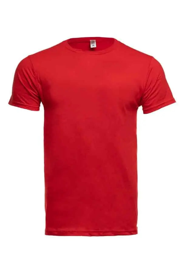 Men's dark-colored Cotton Perfection Crew by SpectraUSA, front view showing soft cotton fabric and classic crew neckline.