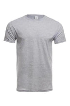 Men's Cotton Perfection Crew in Heather Grey by SpectraUSA, featuring a comfortable crewneck design and dark color shade.
