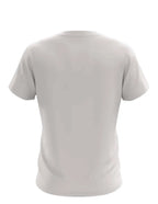 Men's Ring Spun Crew PFD 3100 by SpectraUSA, back view in white, highlighting the comfortable fit and durable fabric.