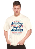Sammer Adventure Spun Bamboo® Men's Bamboo Viscose/Organic Cotton Short Sleeve Graphic T-Shirt Spun Bamboo