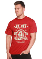 Sail Away Spun Bamboo® Men's Bamboo Viscose/Organic Cotton Short Sleeve Graphic T-Shirt Spun Bamboo