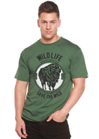 Wild Life Spun Bamboo® Men's Bamboo Viscose/Organic Cotton Short Sleeve Graphic T-Shirt Spun Bamboo