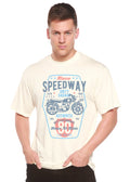 Speedway Motorcycle Spun Bamboo® Men's Bamboo Viscose/Organic Cotton Short Sleeve Graphic T-Shirt Spun Bamboo