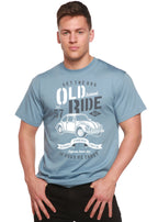 Old School Ride Spun Bamboo® Men's Bamboo Viscose/Organic Cotton Short Sleeve Graphic T-Shirt Spun Bamboo