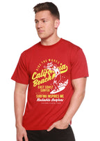 Ride The Waves Spun Bamboo® Men's Bamboo Viscose/Organic Cotton Short Sleeve Graphic T-Shirt Spun Bamboo