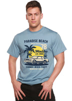 Paradise Beach Spun Bamboo® Men's Bamboo Viscose/Organic Cotton Short Sleeve Graphic T-Shirt Spun Bamboo