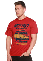 Surfing 1980 Spun Bamboo® Men's Bamboo Viscose/Organic Cotton Short Sleeve Graphic T-Shirt Spun Bamboo