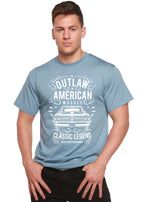Outlaw American Muscle Spun Bamboo® Men's Bamboo Viscose/Organic Cotton Short Sleeve Graphic T-Shirt Spun Bamboo