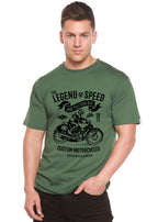 The Legend of Speed Spun Bamboo® Men's Bamboo Viscose/Organic Cotton Short Sleeve Graphic T-Shirt Spun Bamboo