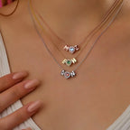 3D Letter Birthstone Bubble Necklace nowadaysfashion