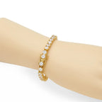 3mm4mm Tennis Chain Diamond Hip Hop One Row Bracelet nowadaysfashion