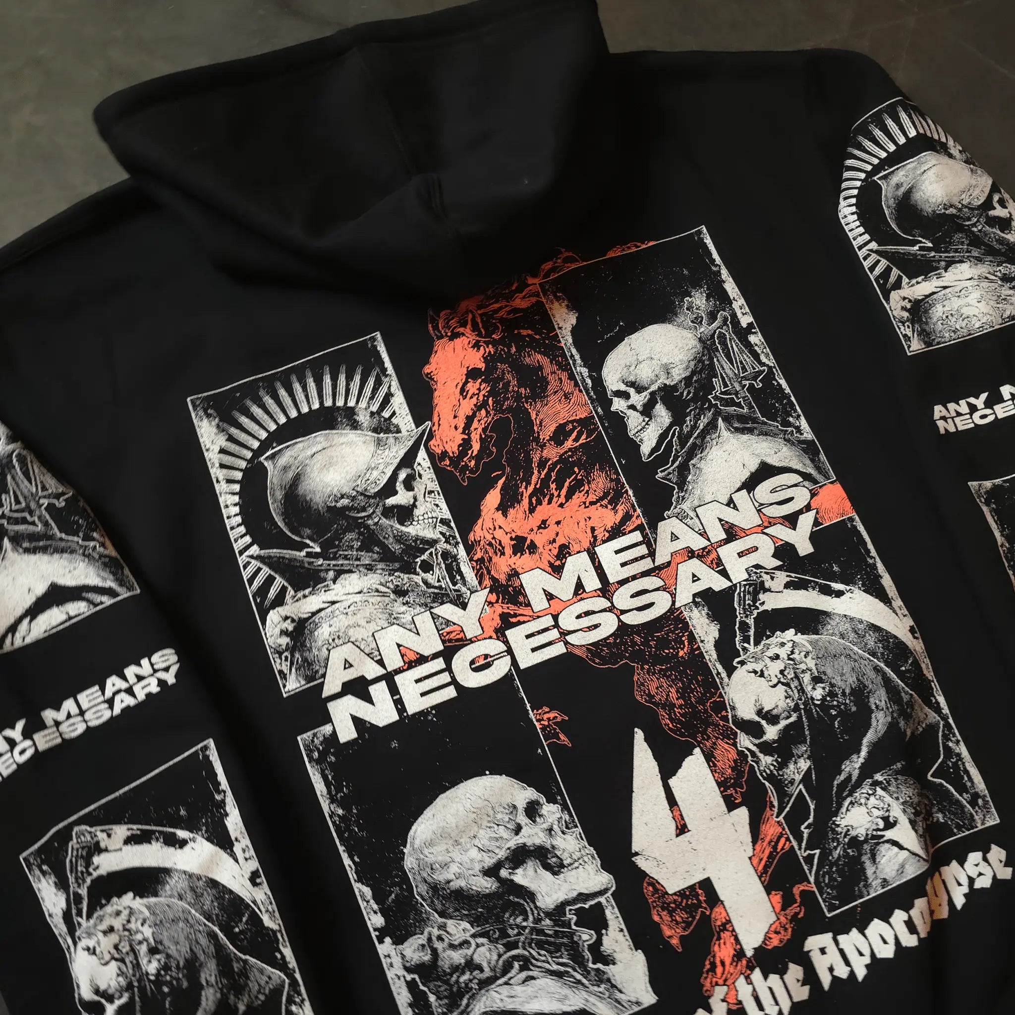 4 Horsemen Pullover Hoodie Any Means Necessary Clothing