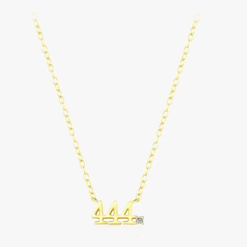 444 Diamond Necklace nowadaysfashion