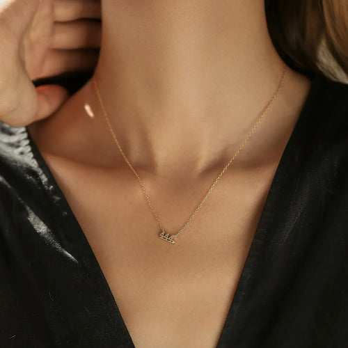 444 Diamond Necklace nowadaysfashion