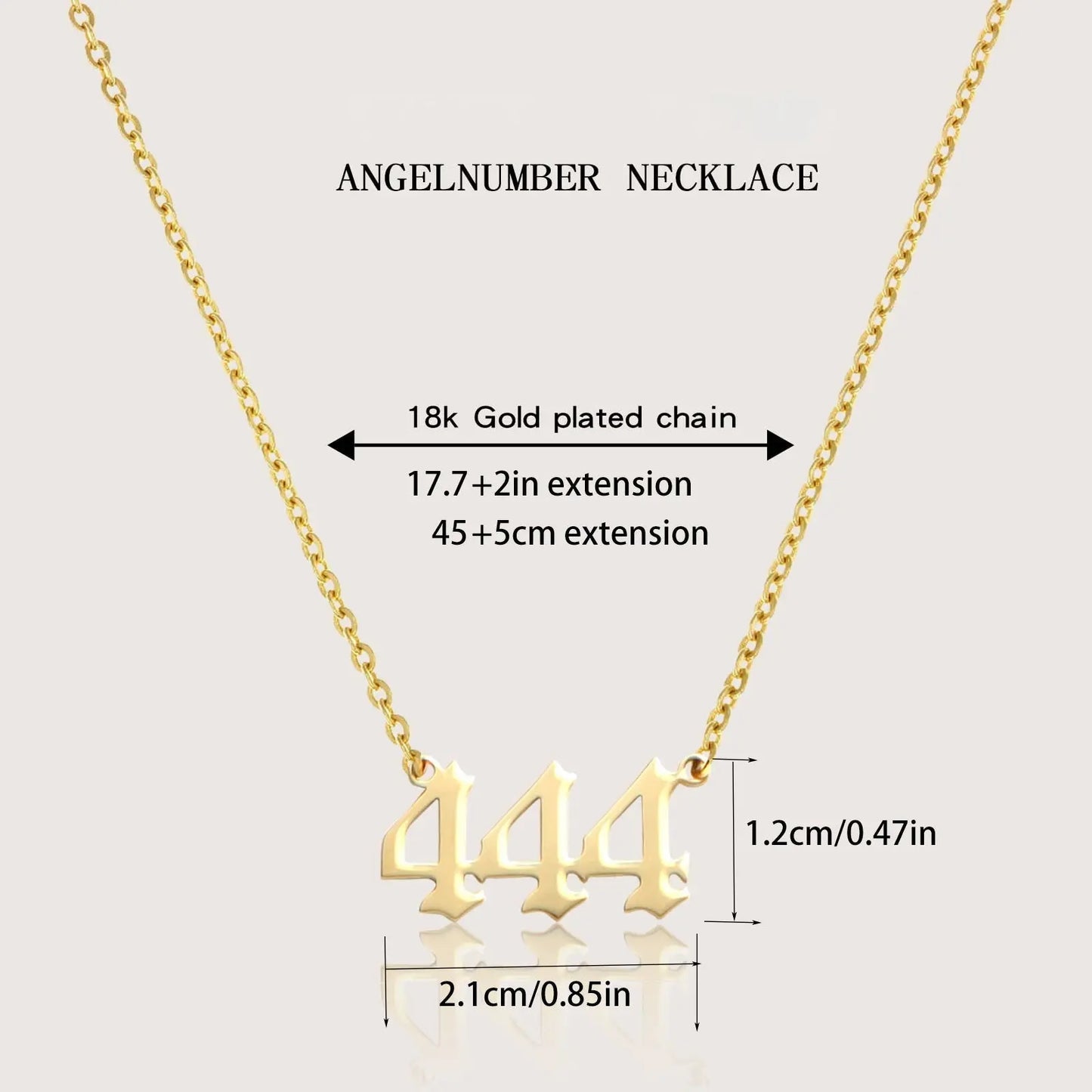 444 Necklace - Blade & Thread