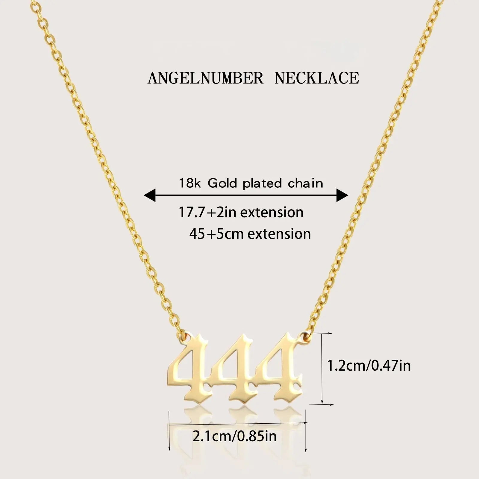 444 Necklace - Blade & Thread
