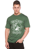 Ride Till Death Spun Bamboo® Men's Bamboo Viscose/Organic Cotton Short Sleeve Graphic T-Shirt Spun Bamboo