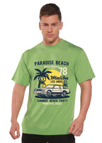 Paradise Beach Spun Bamboo® Men's Bamboo Viscose/Organic Cotton Short Sleeve Graphic T-Shirt Spun Bamboo
