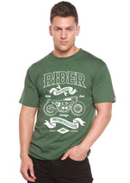 Rider Spun Bamboo® Men's Bamboo Viscose/Organic Cotton Short Sleeve Graphic T-Shirt Spun Bamboo