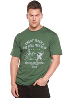 Shark Real Spun Bamboo® Men's Bamboo Viscose/Organic Cotton Short Sleeve Graphic T-Shirt Spun Bamboo