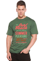 Surf Beach Spun Bamboo® Men's Bamboo Viscose/Organic Cotton Short Sleeve Graphic T-Shirt Spun Bamboo