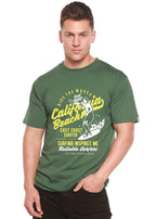 Ride The Waves Spun Bamboo® Men's Bamboo Viscose/Organic Cotton Short Sleeve Graphic T-Shirt Spun Bamboo