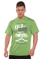 Old School Ride Spun Bamboo® Men's Bamboo Viscose/Organic Cotton Short Sleeve Graphic T-Shirt Spun Bamboo