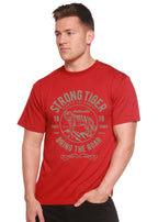 Strong Tiger Spun Bamboo® Men's Bamboo Viscose/Organic Cotton Short Sleeve Graphic T-Shirt Spun Bamboo